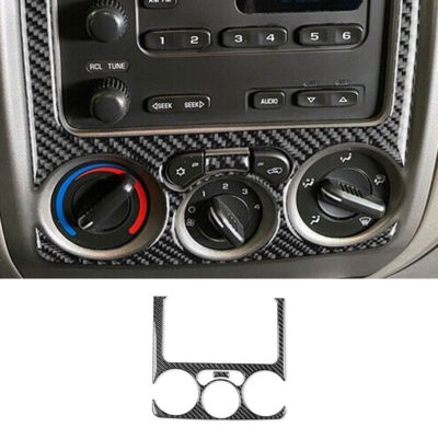 Carbon Fiber Radio Climate Surroud Cover Trim For Colorado 2004-12/Canyon 05-12