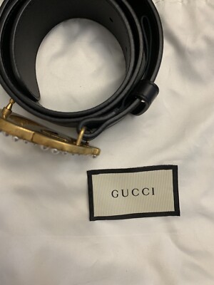 100% AUTHENTIC (With Receipt) Gucci Pearl Belt | eBay display picture 2