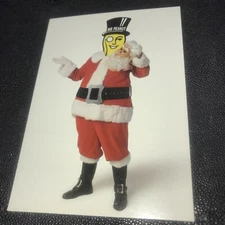 PLANTERS NUTS MR. PEANUT SANTA CLAUS CHRISTMAS HOLIDAY PROMO POSTCARD LAST ONE!