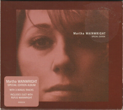 MARTHA WAINWRITE / SELF-TITED SPECIAL EDITION CD ALBUM  + Bonus Tracks (Rufus)