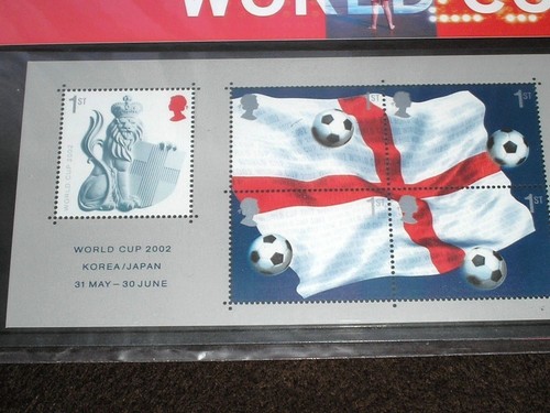 Great Britain GB - "FOOTBALL ~ WORLD CUP 2002 ~ PRIDE & PASSION" MS Pres Pack ! - Picture 3 of 3