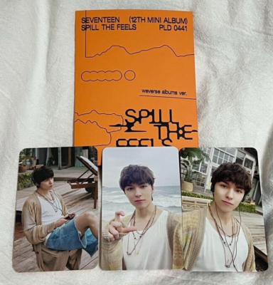 SEVENTEEN VERNON Spill The Feels weverse albums ver. Photocard Set