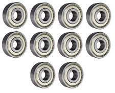  8 Pack 6302-ZZ, 6302-2Z, 302SS Shielded Radial Ball Bearing 15X42X13 SpinCo