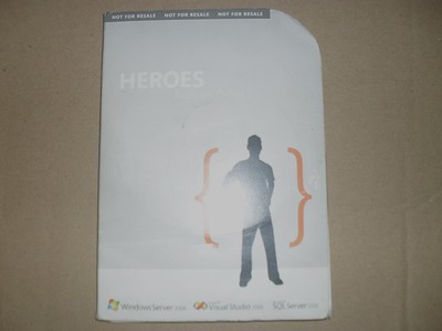 Microsoft technet heros happen {here} 2008 pack (882224628631)