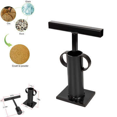 Rock Crusher Gold Prospecting Heavy Duty Frit Maker Ore Crusher Glass Breaker