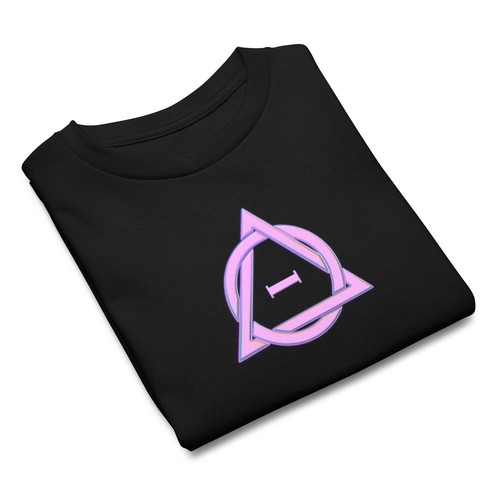 Youth Therian Girls Therian Pink Therian Symbol Design Quadrobist Therian Shirt - Picture 3 of 10