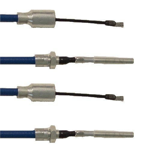 2 x Long Life 1630mm Trailer Brake Cables for Knott on Ifor Williams