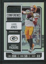 2023 AARON JONES 26/99 PANINI CONTENDERS FOOTBALL NFL CONFERENCE TICKET