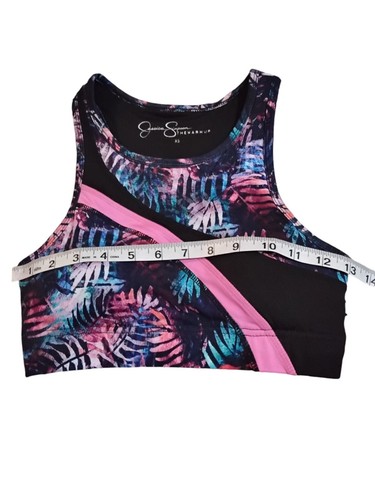 Jessica Simpson Sports Bra Womens XS Athleisure Activewear Sporty 90s Barbiecore - Picture 5 of 6