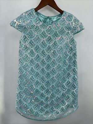 Disney Princess Green Sequined Fish Scale Lined Rear Zip Dress Size US 9/10 T90 | eBay Disney Princess Green Sequined Fish Scale Lined Rear Zip Dress Size US 9/10 T90 | eBay