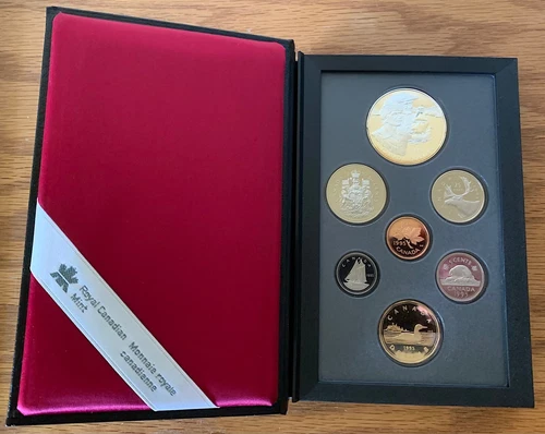 1995 Royal Canadian Mint Double Dollar Coin Proof Set