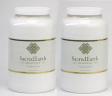 Sacred Earth Botanicals Vegan Massage Cream 1 Gallon (2 Pack) – Unscented