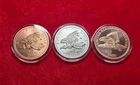 ZOMBUCKS  DYING EAGLE Set of 3 Round 1 oz  .999 SILVER & COPPER  +  FLYING EAGLE