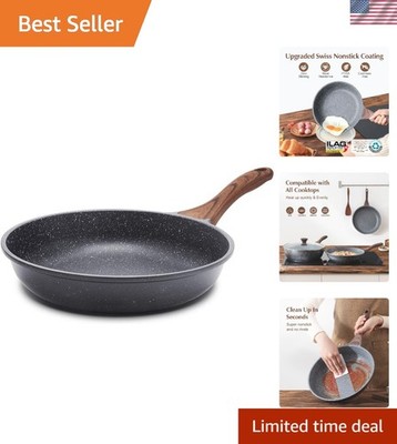 Eco-Friendly 9.5 Inch Nonstick Chef's Pan - Induction Compatible & Easy to Clean