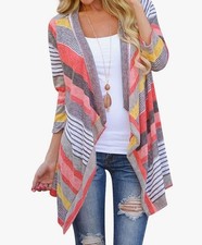    WOMENS 3/4 SLEEVE LOOSE CARDIGAN KIMONO - SUPER CUTE - WORN ONCE   