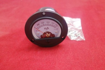 DC 0-1000mA Round Analog Ammeter Panel   Dia. 66.4mm DH52 direct connect #tk