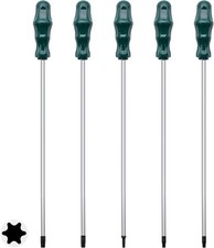 Extra Long Torx Screwdrivers Set 5pcs 12in Magnetic T15 - T30
