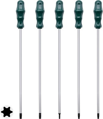 Extra Long Torx Screwdrivers Set, 5pcs 12in Magnetic T15 - T30
