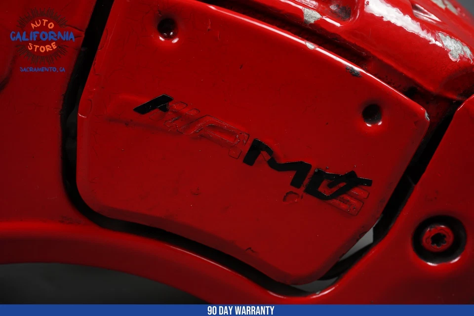 08-14 Mercedes W221 S63 CL63 AMG Front Left & Right Brake Calipers Set of 2 OEM - Image 3 of 4