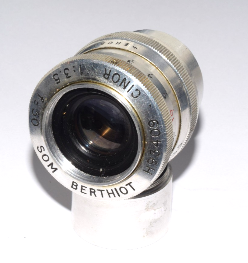 Objectif SOM BERTHIOT CINOR 50 mm f2.8 Ercsam Mount ( French - 390