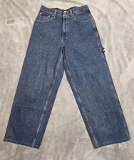 Vintage Tommy Hilfiger Tommy Jeans 30x28 Blue Straight Baggy Skater Grunge
