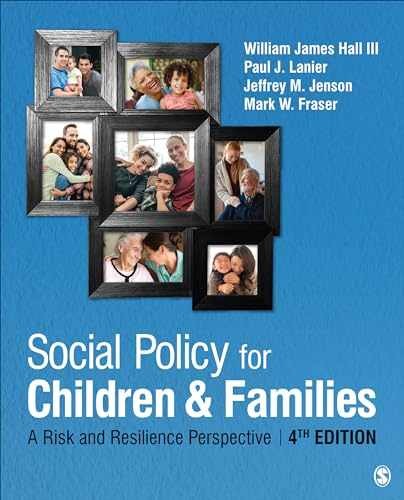 Social Policy for Children and - Paperback, by Hall William James; - Very Good