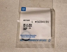 GM Steering Shaft Lock Plate Retainer Ring NOS Part # 5694191