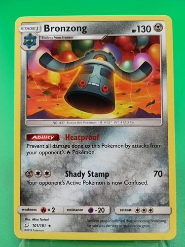 Bronzong 101/181 Rare SM - Team Up Pokemon TCG