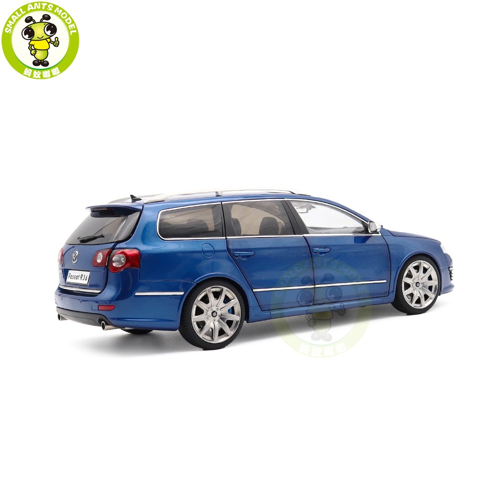 1/18 NZG VW Volkswagen Passat Estate R36 Wagon Blue Diecast Model