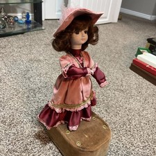 Sankyo CECILE Music Automata Doll French Girl Plays Fur Elise - AS IS - NO PIANO