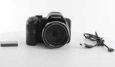 Samsung WB1100F 16.2 MP CCD Smart WiFi NFC Digital Camera - Black - Grade A