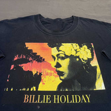 Tees Vintage Billie Holiday Cotton T-Shirt Gift For Fans DI1283