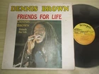 DENNIS BROWN- Reggae - Friends for Life -  Rare ZIMBABWE release LP/ NM