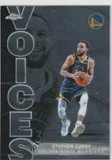 2025-26 Topps Chrome Stephen Curry Voices VS-5 Golden State Warriors