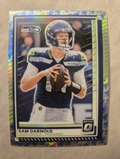2025 Donruss Optic Sam Darnold Rocket Ship Emoji Prizm SSP #186 Seahawks