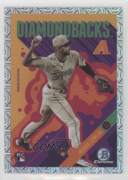 2024 Bowman Chrome Ascensions Mega Box Mojo Refractor Jordan Lawlar Rookie RC