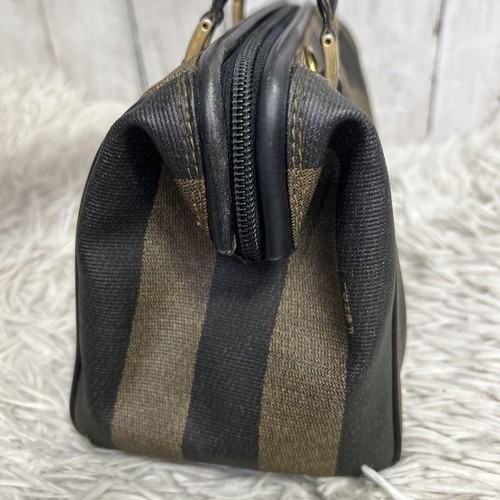 Fendi Leder PVC Pecan Mini Boston Tasche Vintage echt aus Japan - Bild 4 von 24