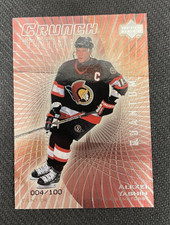 1999-00 UPPER DECK QUANTUM ALEXEI YASHIN CRUNCH TIME #ed 4/100