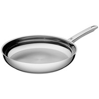 WMF Profi Bratpfanne 28 Cm, Edelstahlpfanne Unbeschichtet, 28 Silber