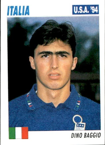 figurina Usa 94 SL Service Line # 256 Italia Dino Baggio