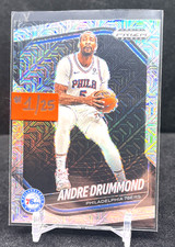 💥SILVER MOJO PRIZM #1/25💥 Andre Drummond 2024-25 Prizm Black 76ers #’d HOLO