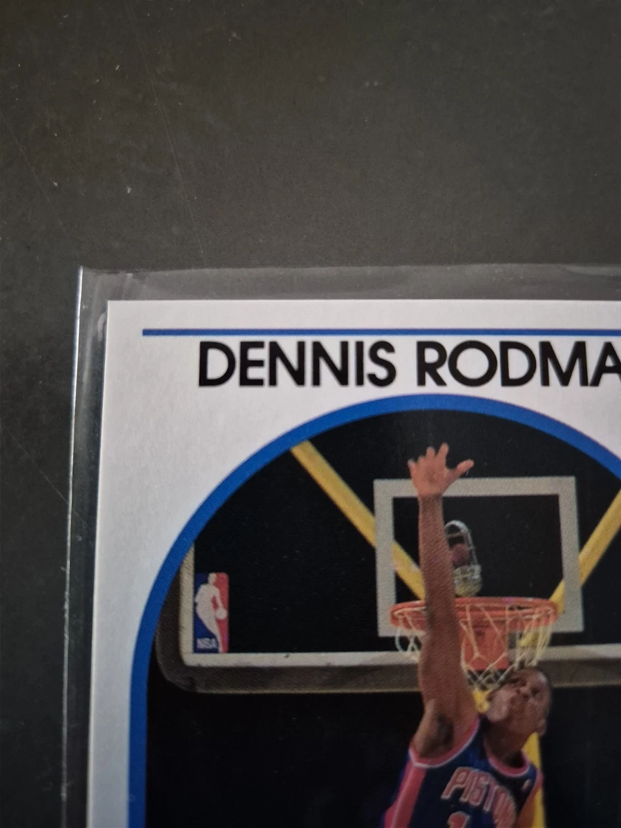 DENNIS RODMAN NBA CARD HOOPS 1989-90 # 211 PISTONS SPURS BULLS