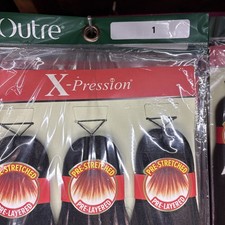 3Pack OUTRE Braids X-Pression Kanekalon 3X Ultra Pre-Stretched Braid 52" 1