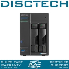 Asustor 24TB Nimbustor 2 Gen 2 AS6702T 2-bay SATA NVMe NAS Storage
