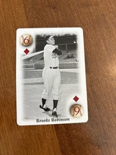 Brooks Robinson 2000 US Playing Card All Century Team 6 Diamonds Orioles HOF