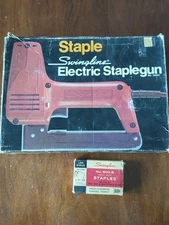 Swingline Electric Staplegun Stapler Model 34201, Made in USA, Staple Gun