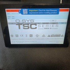 QSC TSC-70-G3 7" High-Definition Touchscreen Controller for Qsys