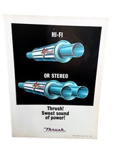 1971 Thrush Hi-fi Stereo Mufflers Woodpecker Hot Rod Vintage Print Ad 1971 Thrush Hi-fi Stereo Mufflers Woodpecker Hot Rod Vintage Print Ad