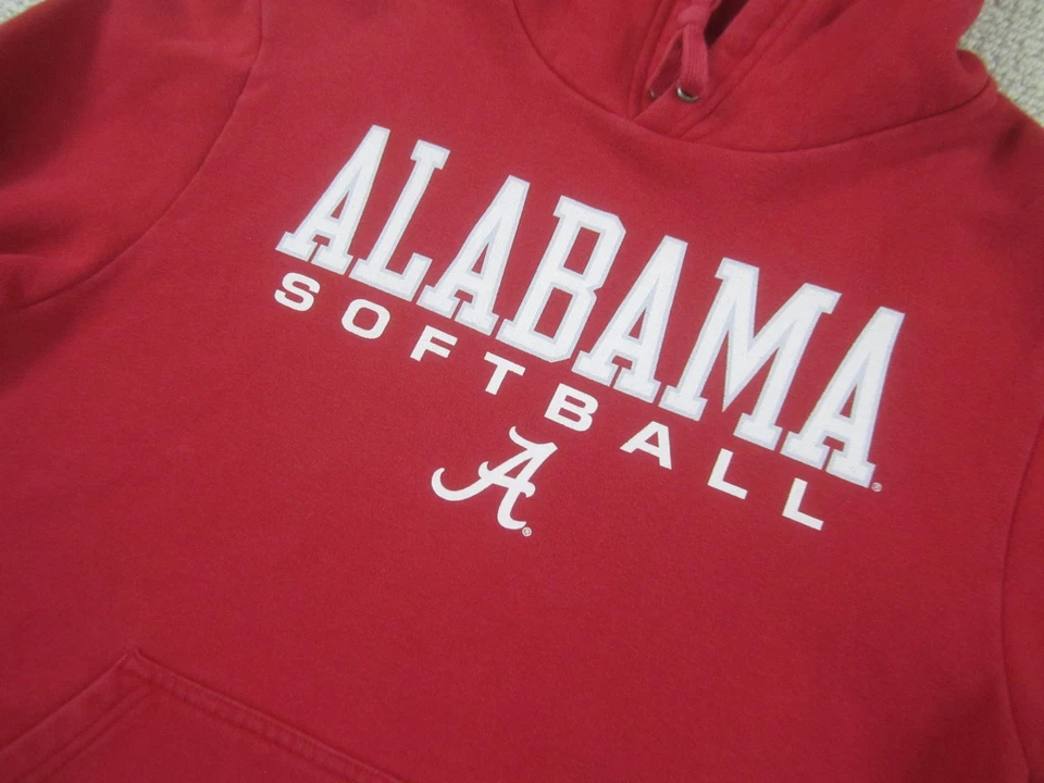 Sudadera con Capucha Alabama Crimson Tide Para Hombres Mediana NCAA Béisbol Softbol Pullover Fanáticos Foto 2 de 4
