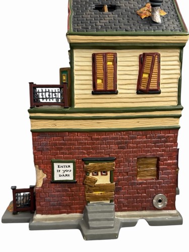 Department 56 Snow Village Halloween Helgas House Of Fortunes 55316 Rare Retired - Picture 6 of 9